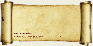 Tanja Sokolović vizit kartica